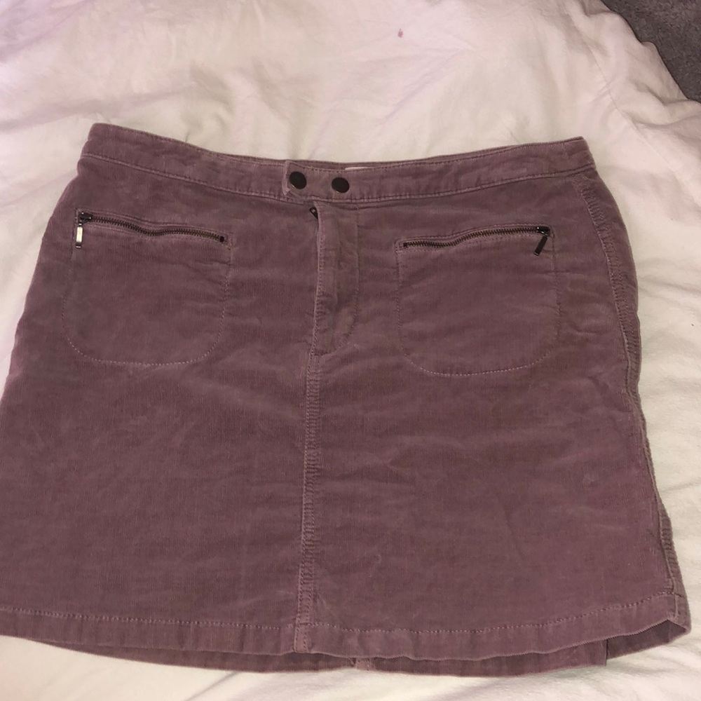 Mossimo corduroy purple skirt with pockets